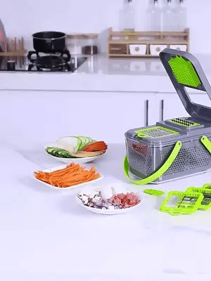 🥕 Multi‑Function Vegetable Cutter, Chopper & Slice