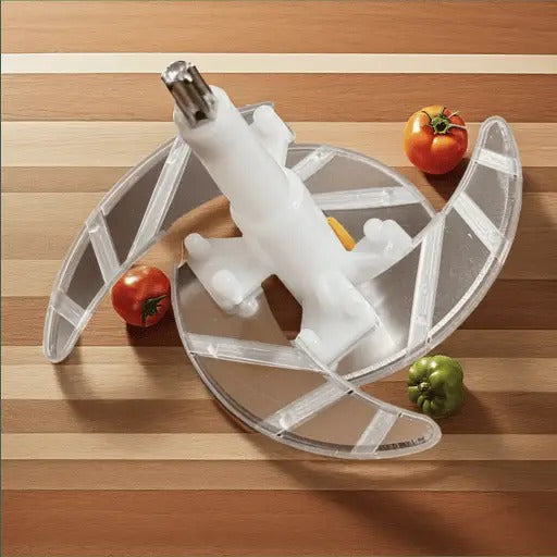 Assorted Stainless Steel Manual Food Chopper 2L – Multi Purpose Vegetable Fruit And Nut Cutter With Hand Push Blades