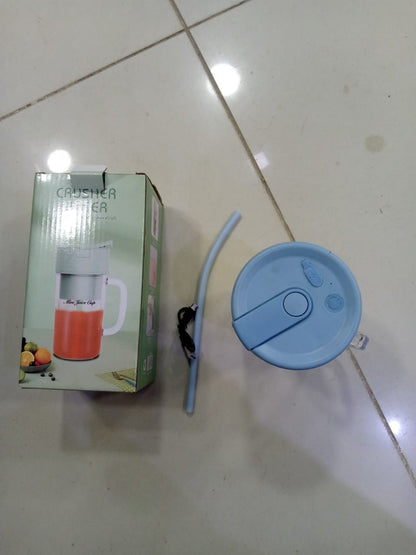 Professional Mini Juicer – Portable Blender with Built-In Straw | Travel & Home Use