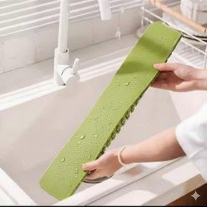 Silicone Sink Splash Guard for Kitchen – Adjustable Water Barrier