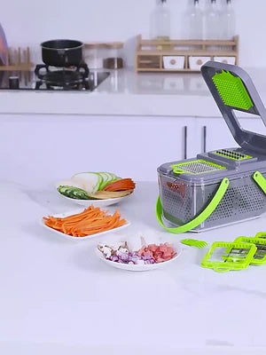 🥕 Multi‑Function Vegetable Cutter, Chopper & Slice