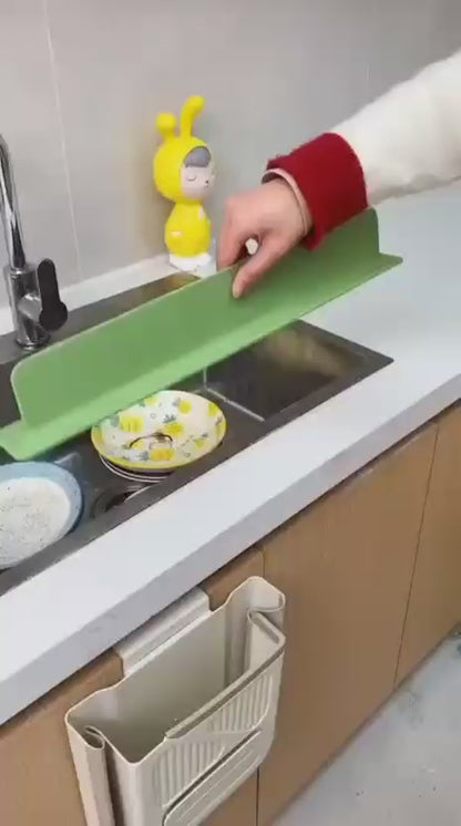 Silicone Sink Splash Guard for Kitchen – Adjustable Water Barrier